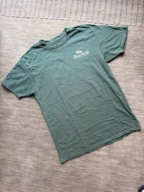Beach City San Diego Surf Shop Graphic Tee Green Size M